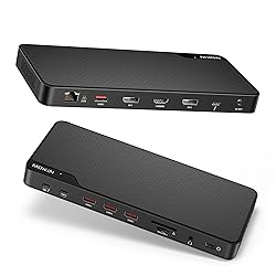 MOKiN Thunderbolt 4 Dock - 16 Ports, Laptop Docking