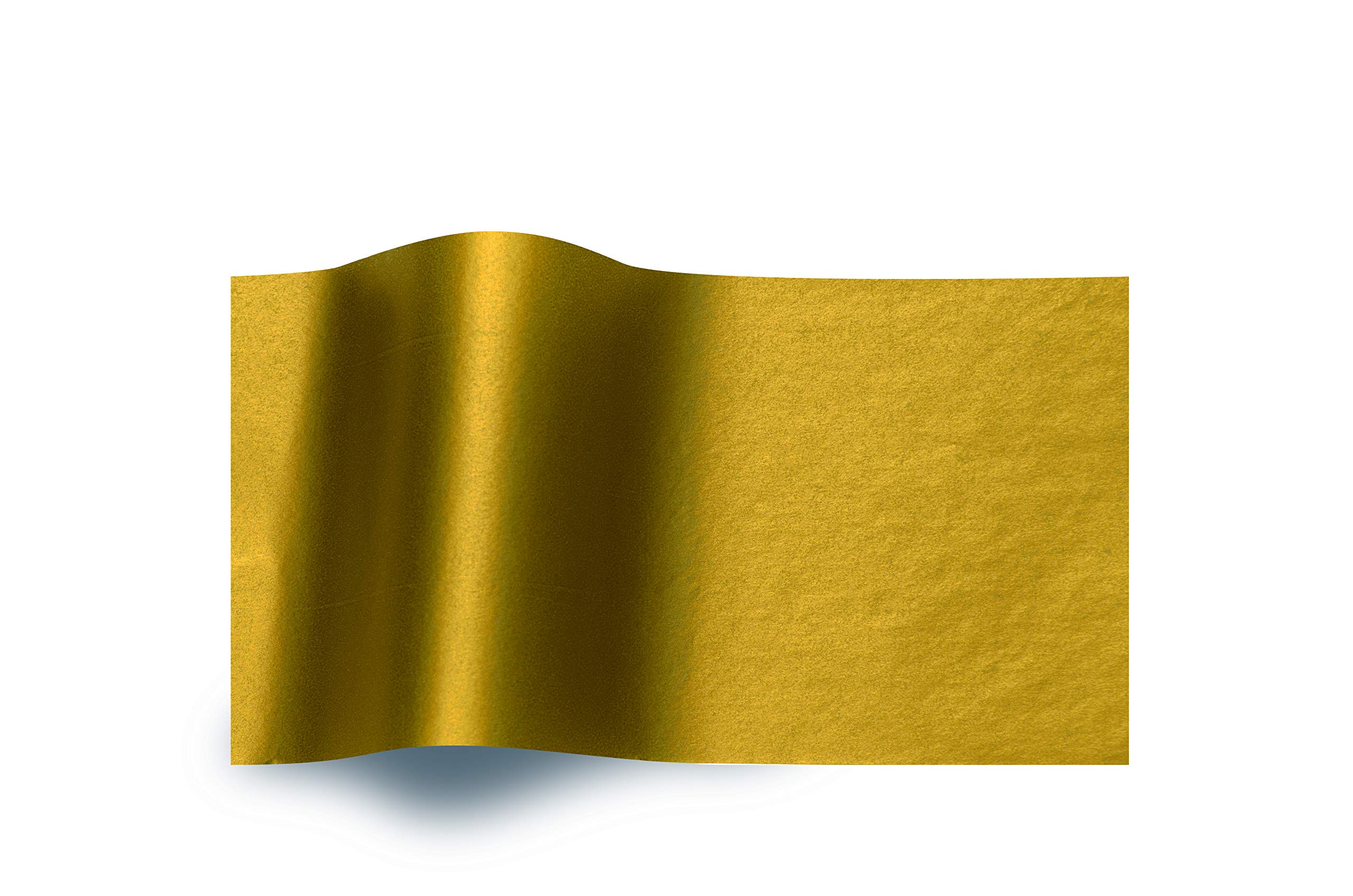 Suttons Luxury Printed Tissue Wrapping Paper Metallic Gold 2 Side 5 Sheet PTIS.423