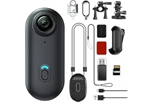 JETO 1080P HD Mini Body Camera, 128GB, Dual Touch Screens, 154° Wide Angle, Waterproof Case, Magnetic Pendant & Back Clip, Ap