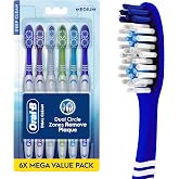 Oral-B Toothbrush Dual Clean, Medium, 6 Count