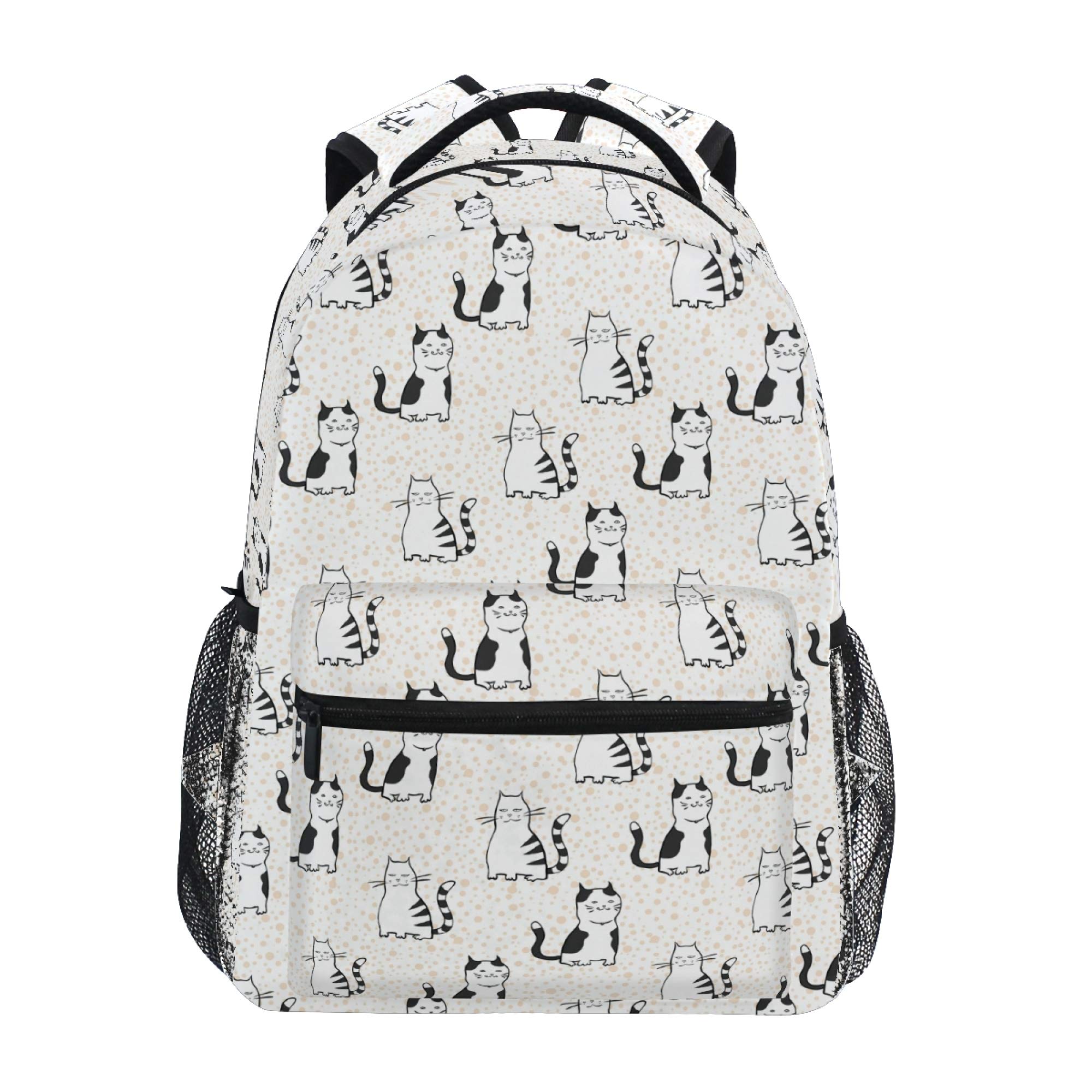 Children's Backpack, Schoolbag Cartoon Cute Cat Large Capacity Students Bookbag Rucksack Knapsack for Boys Girls Adults Teen