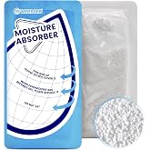 Wisesorb 25 Gram 10 Packs Moisture Absorbers Packs, Leakproof Desiccant Dehumidifier Bags for Bathrooms, Basements, Rvs, Humidity Absorbers Packets for Closet