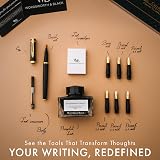 Wordsworth & Black Calligraphy Pen Gift Set with Ink Converter Nibs Cartridges view 4