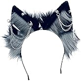 Ekwikzz Cat Cosplay Ears Cat Ears Headbands Clips Accessories Punk Gothic Cross EK12-EK28