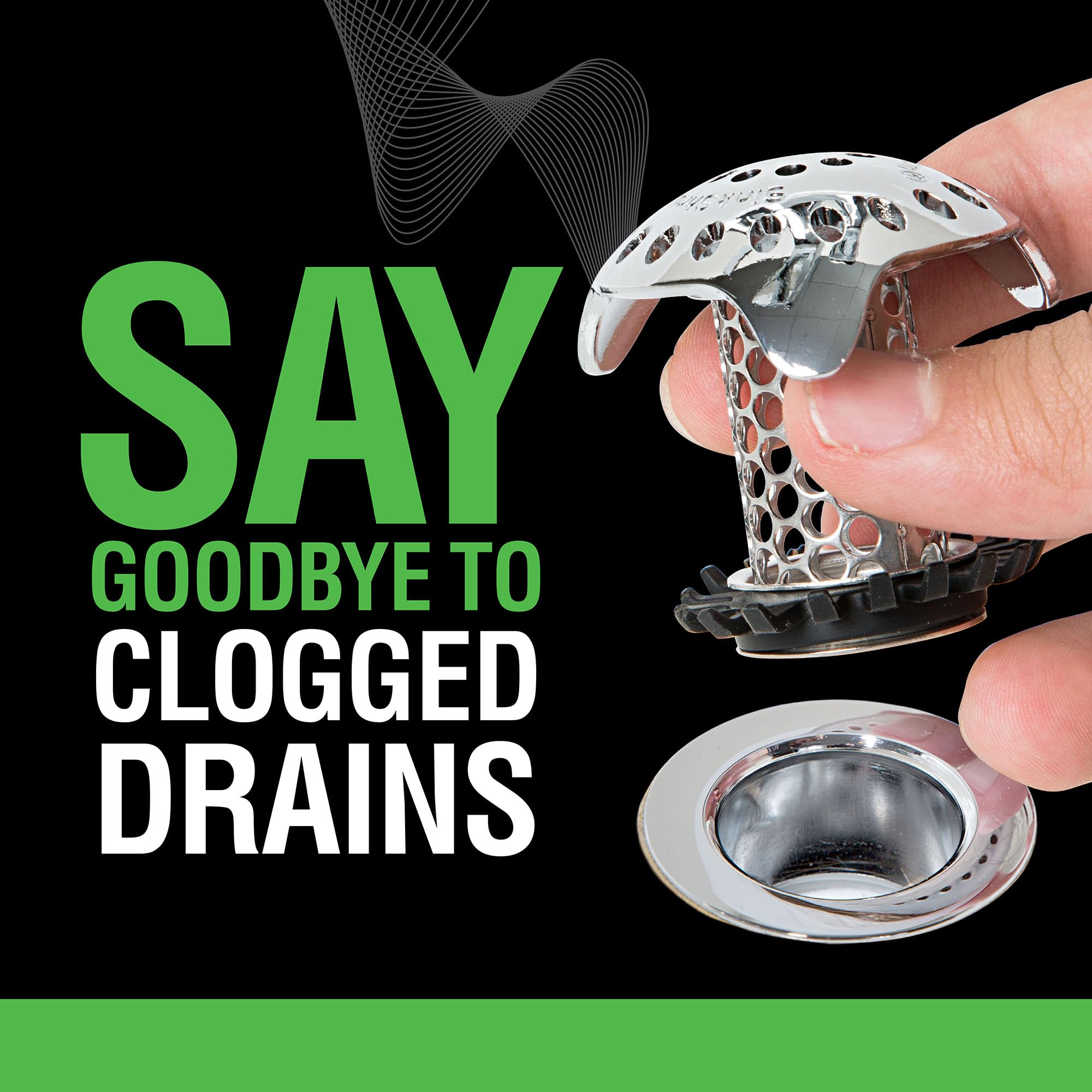 SinkShroom Ultra Revolutionary Bathroom Sink Drain Protector, Stainless Steel