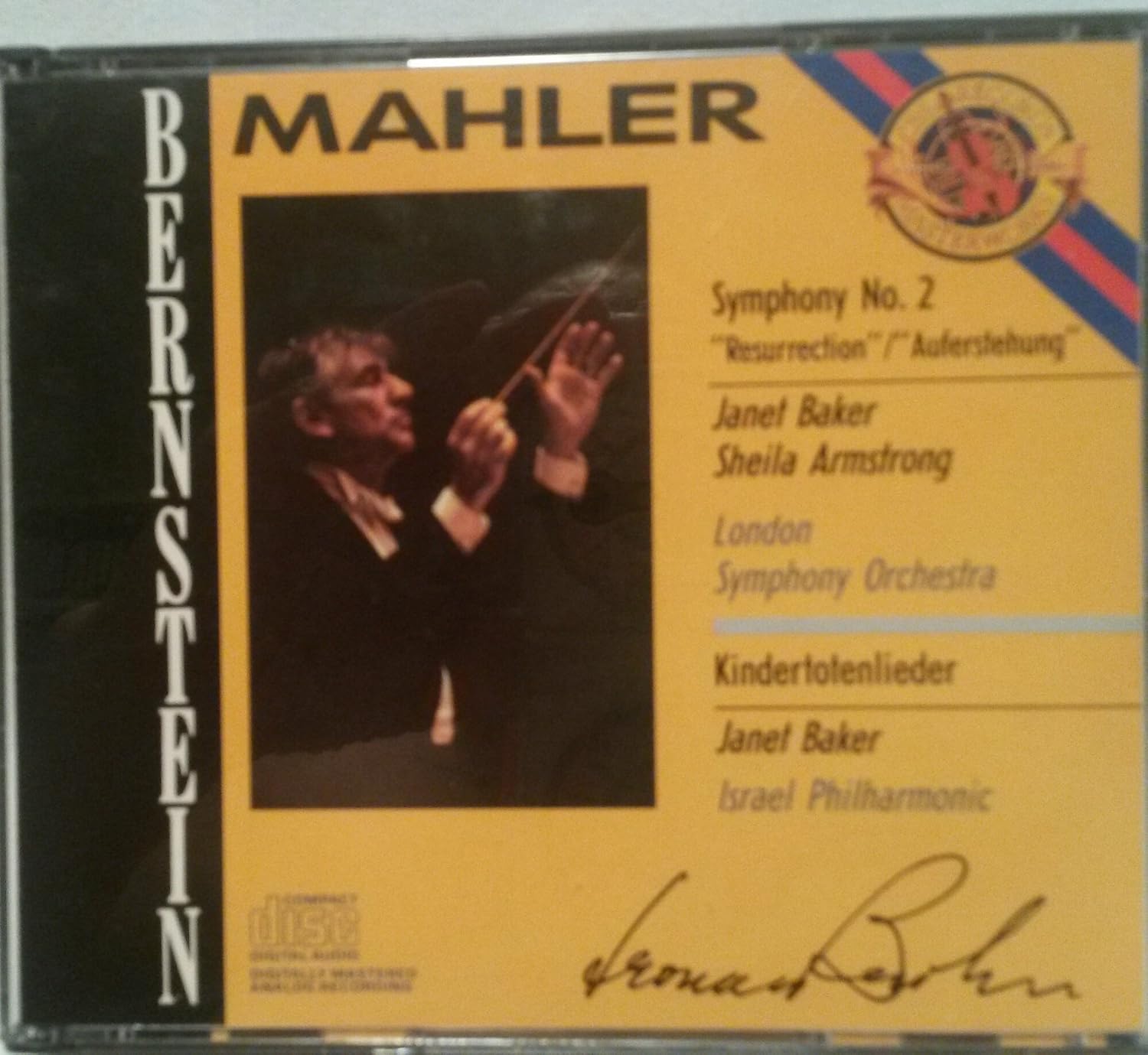 Gustav Mahler Leonard Bernstein Arthur Oldham Israel Philharmonic 