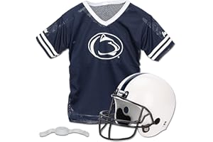 Franklin Sports NCAA Kids College Football Helmet + Jersey Sets - NCAA Team Youth Football Helmet + Uniform Costume Set