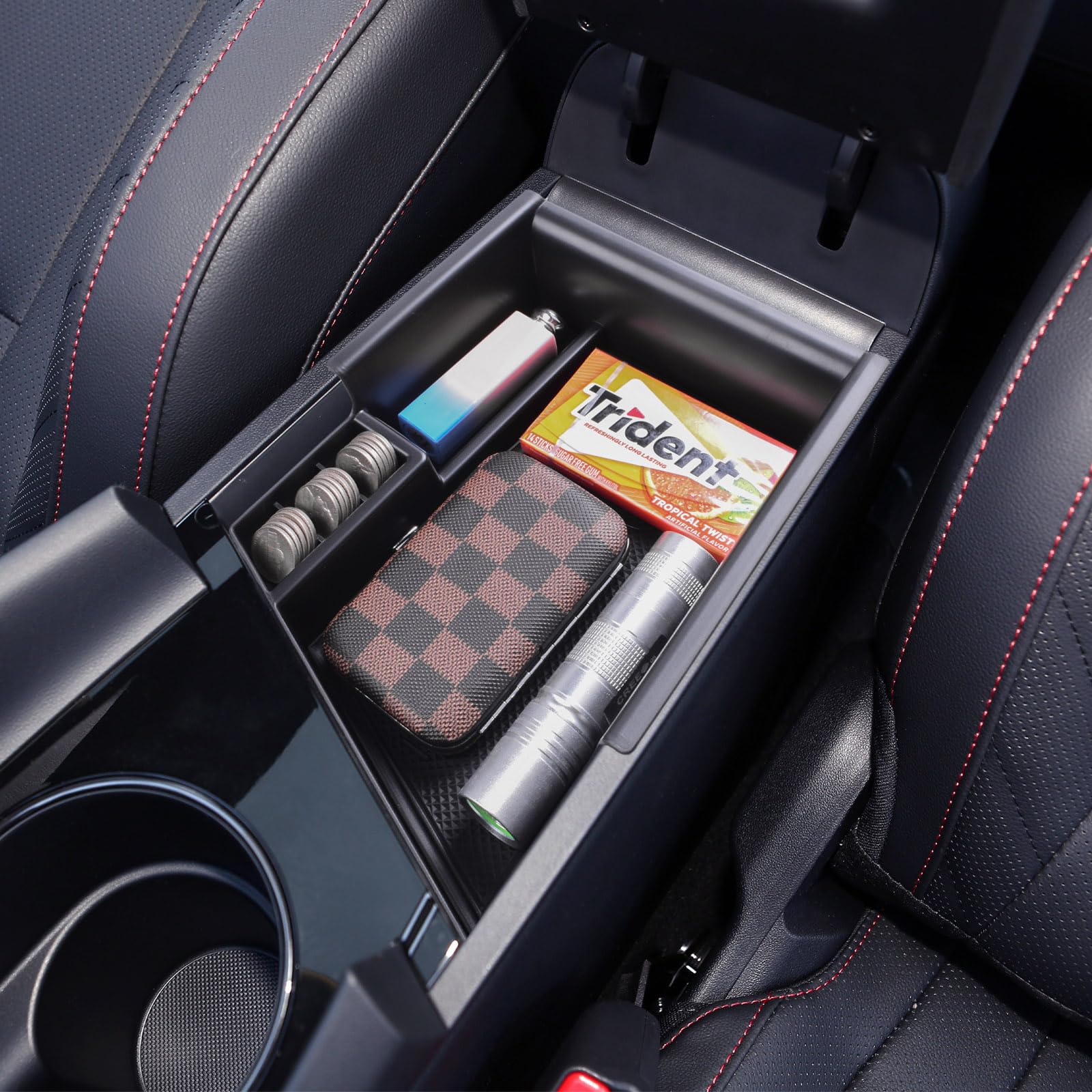 Photo 1 of TACORBO Center Console Organizer Compatible with Hyundai Elantra 2021 2022 2023 2024 2025 Accessories, Ideal Gasoline Version Elantra N Line/Limited and Hybrid Blue/Limited Armrest Insert Tray