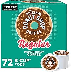 The Original Donut Shop Regular Keurig Single-Serve K-Cup Pods, Medium Roast Coffee, 72 Count