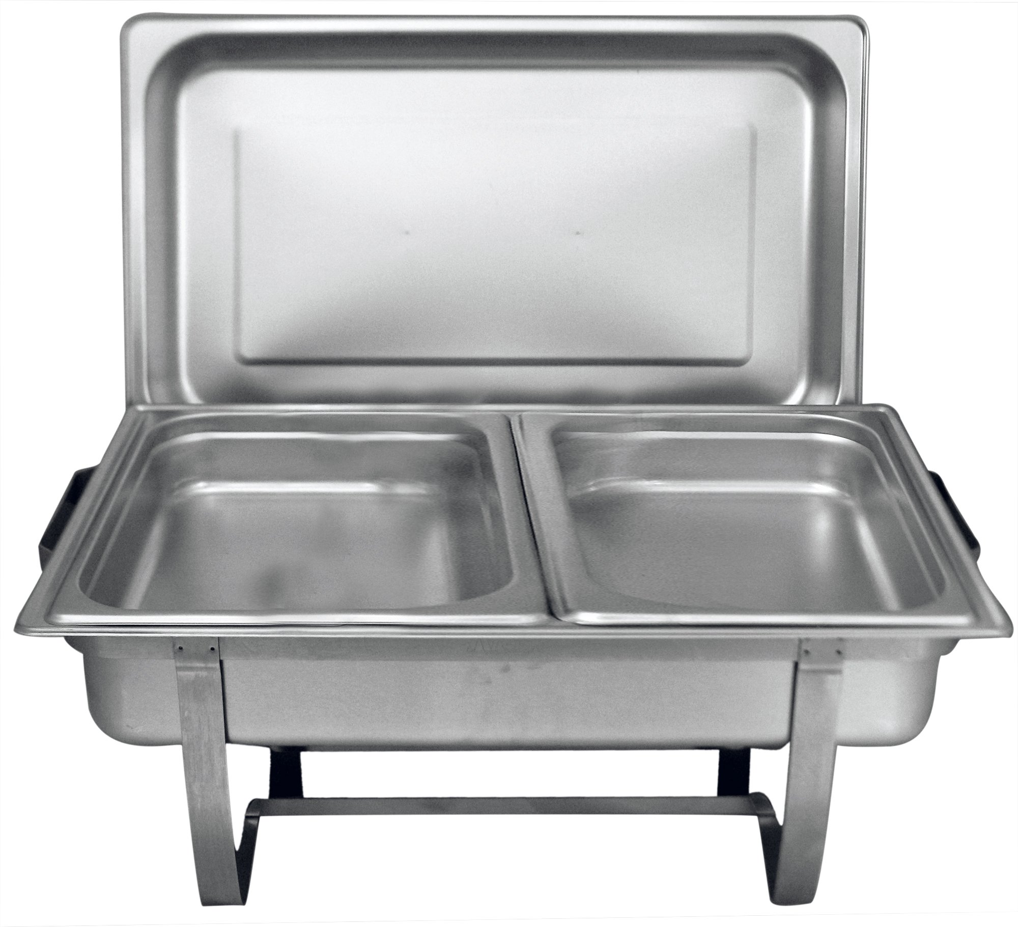 Chafing Dish Buffet Set - Chaffing Dishes Stainless Steel - Chafer and Buffet Warmer Set with Half Size Steam Pans and Folding Frame - Food Warmers for Parties Buffets