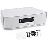 AIWA - Exos Home Speaker, Premium 30W RMS Sound System with CD Player, Bluetooth Connectivity, FM Radio, Optical Digital Input, Dual 1” Tweeters + Dual 2” Bass Units, IR Remote Control