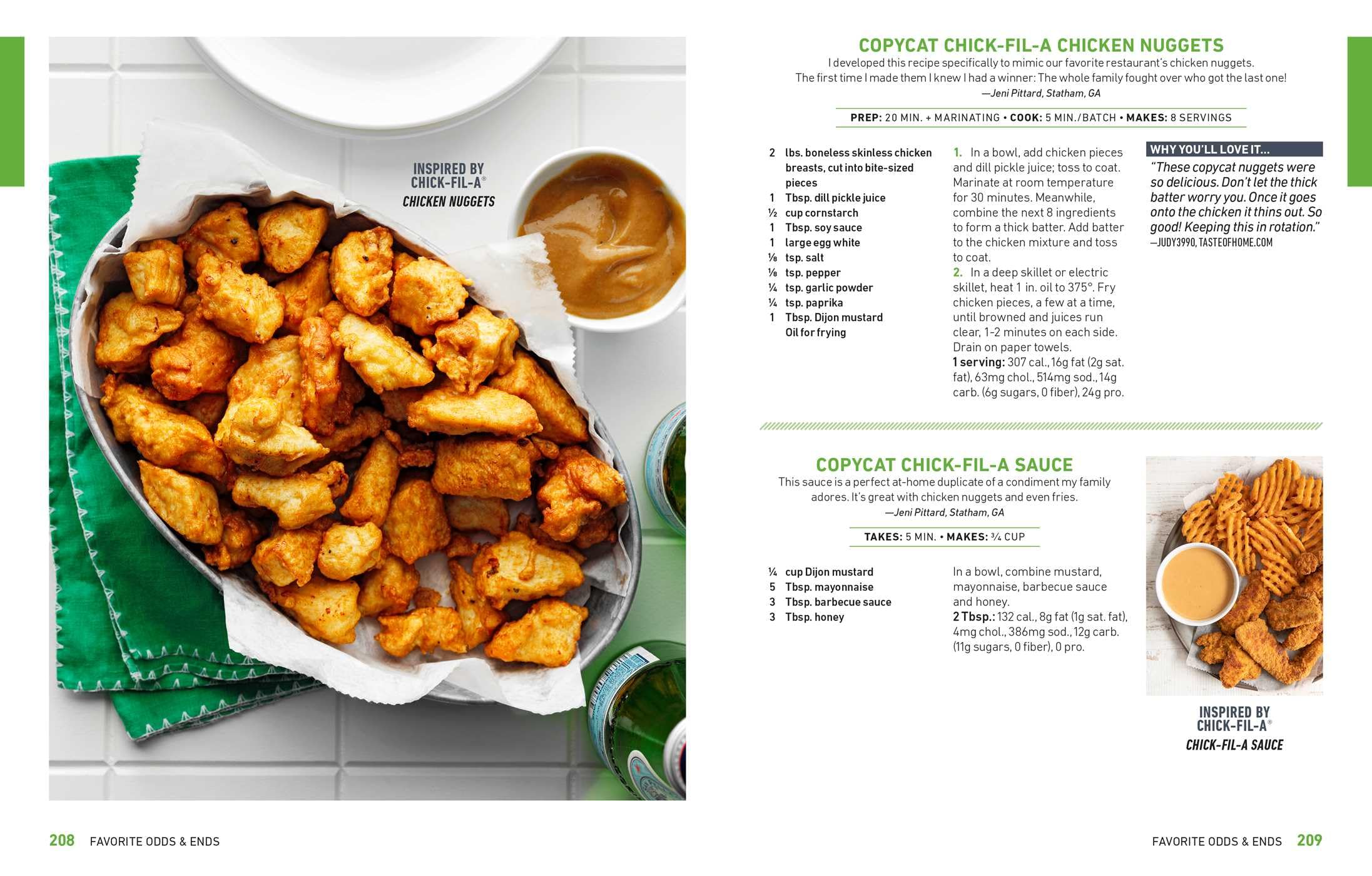 Taste of Home Copycat Favorites Volume 2: Enjoy your favorite restaurant foods, snacks and more at home!