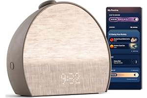 Hatch Restore 3 Sunrise Alarm Clock, Sound Machine, Smart Light (Cocoa) - White Noise, Screen-Free Sleep Routine