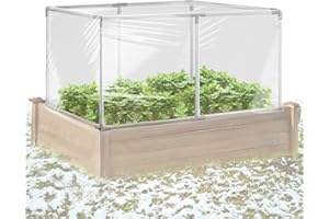 WARMFARM Detachable Mini Greenhouse Indoor and Outdoor, Small Greenhouse for Plants, Durable PVC Pipe Frame and PE Film Cover, Portable Plant Protector (1)