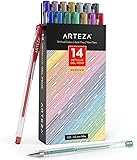 ARTEZA Metallic Gel Pens Colored with Triangular