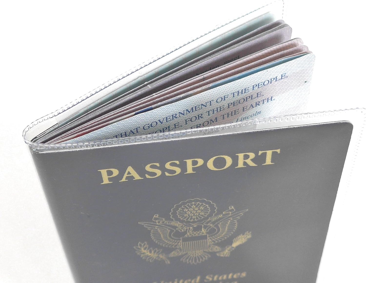  | Passport Cover Clear Plastic Vinyl ID Card Protector Case Holder Pack of 5 | Passport Covers