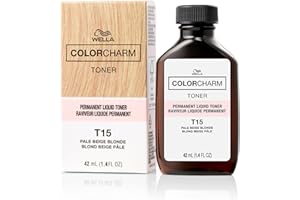 WELLA colorcharm Permanent Liquid Toners, Neutralize Brass, Free of Parabens, Vegan Formula
