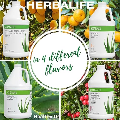 HERBALIFE Herbal Aloe Ready-to-Drink Gallon (127.99 Fl oz) for Digestive  Health with Premium-Quality Aloe, Gluten-Free, 0 Calories, 0 Sugar,  Naturally Flavored in Kenya | Whizz Aloe Vera