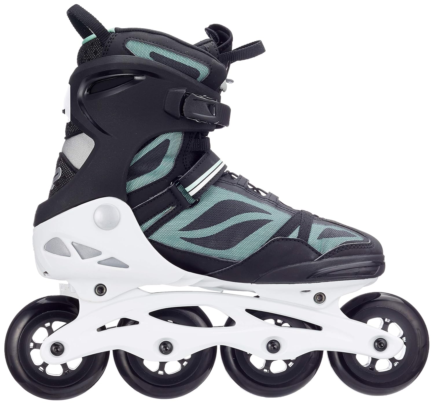 Black/White/Mint K2 Skate Womens Vo2 90 Pro Inline Skates Racing Skates