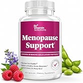 Menopause &amp; Perimenopause Supplements for Women - Hot Flashes Relief | Black Cohosh, Dong Quai, Red Clover, Sage, Vitex &amp; Soy Isoflavones, 60 Capsules, Night Sweats, Mood, Hormone Balance, Non-GMO