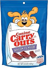 Canine Carry Outs Bacon Flavor Dog Treats, 4.5 Ounce Bag
