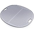 Litter Genie Litter Box Mat | Ribbed Foam Cat Litter Trapping Mat | Easy Clean Up | Grey
