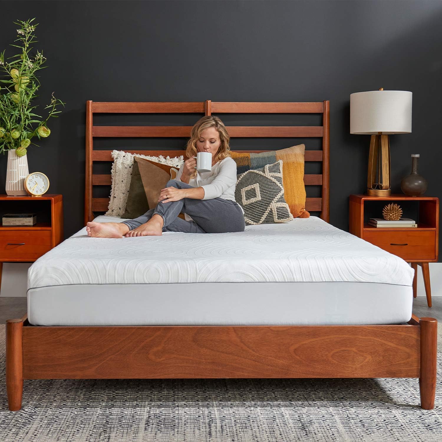 Tempur-Pedic TEMPUR-Protect Waterproof Mattress Protector, King, White: Kitchen & Dining
