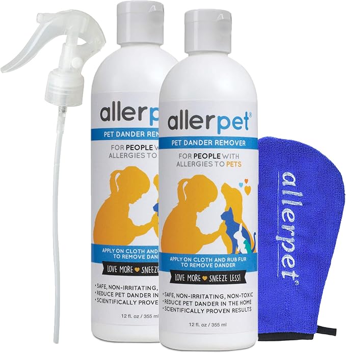 Allerpet 2Pack Pet Allergy Relief Best Dog & Cat Pet
