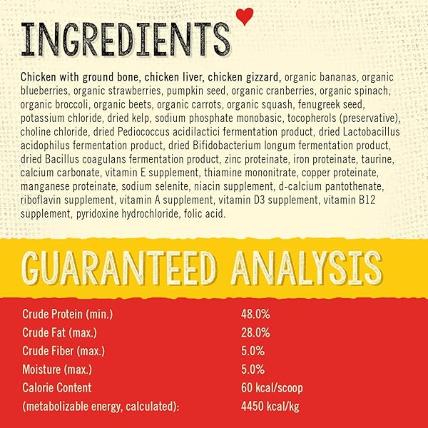 STELLA & CHEWY’S FREEZE DRIED RAW CAGE-FREE CHICKEN MEAL MIXERS – SUPERBLENDS DOG FOOD TOPPER – GRAIN FREE, PROTEIN RICH RECIPE – 16 OZ BAG