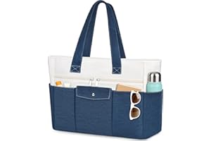 ZENTREON Beach Bags Waterproof Sandproof Large Canvas Beach Tote with Zipper Wet Pocket for Women, Swim Pool Travel Tote Bags