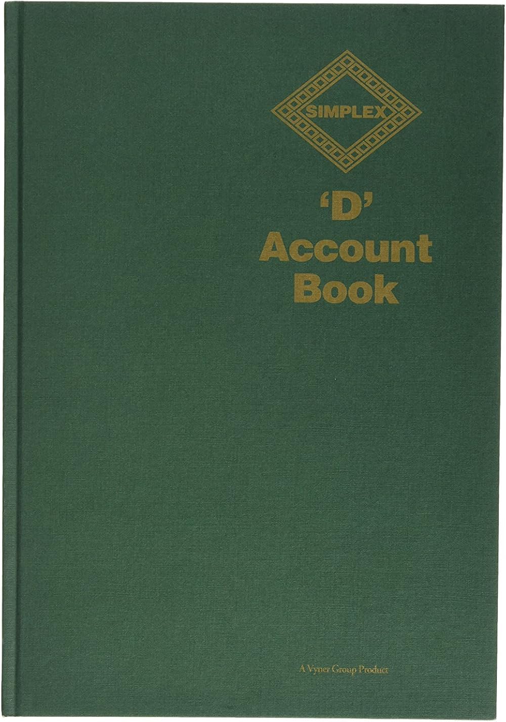 George Vyner Simplex D Account Book A4 56 Pages Green 28 Sheets
