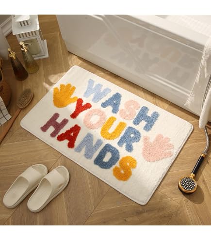 Drydiet Juego De 2 Alfombras De Baño Con Diseño De Rosas Y Flores Coquetas, Para Decoración De Habitación, Alfombras Florales Para Baño, Dormitorio, Sala De Estar, Antideslizantes, Absorbentes