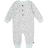 Modern Moments by Gerber unisex-baby Long Sleeve Long Leg Slouch Romper