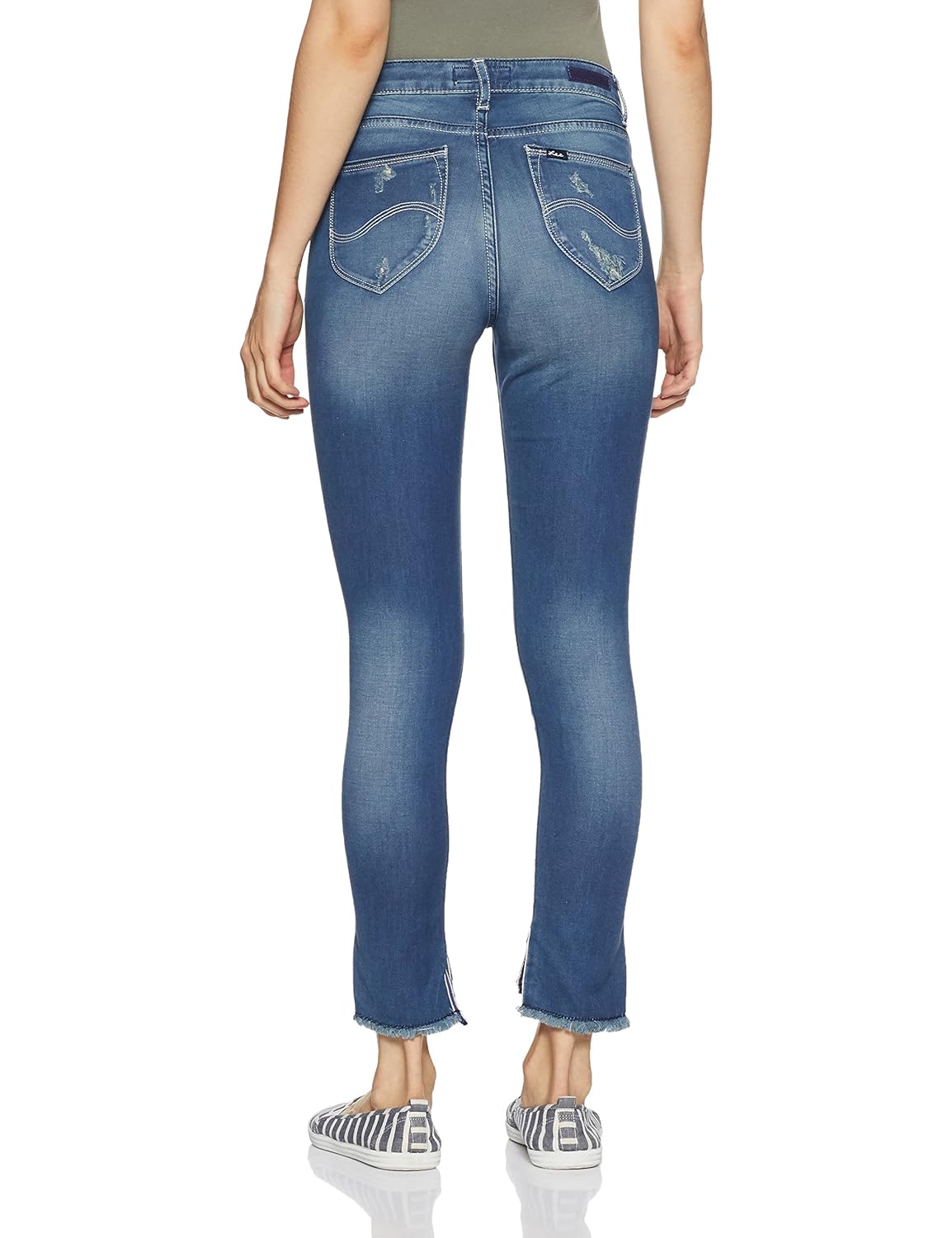 lee women's skinny jeans