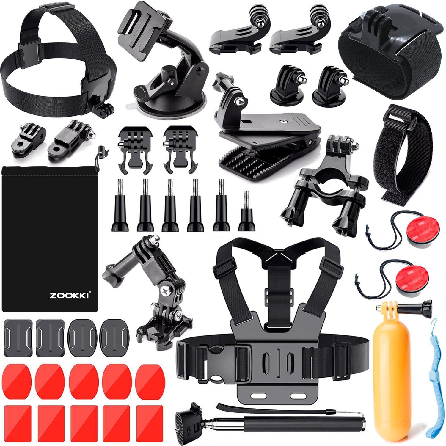Zookki Camera Accessories Kit for Gopro Hero 7 6 5 4 3, Sports