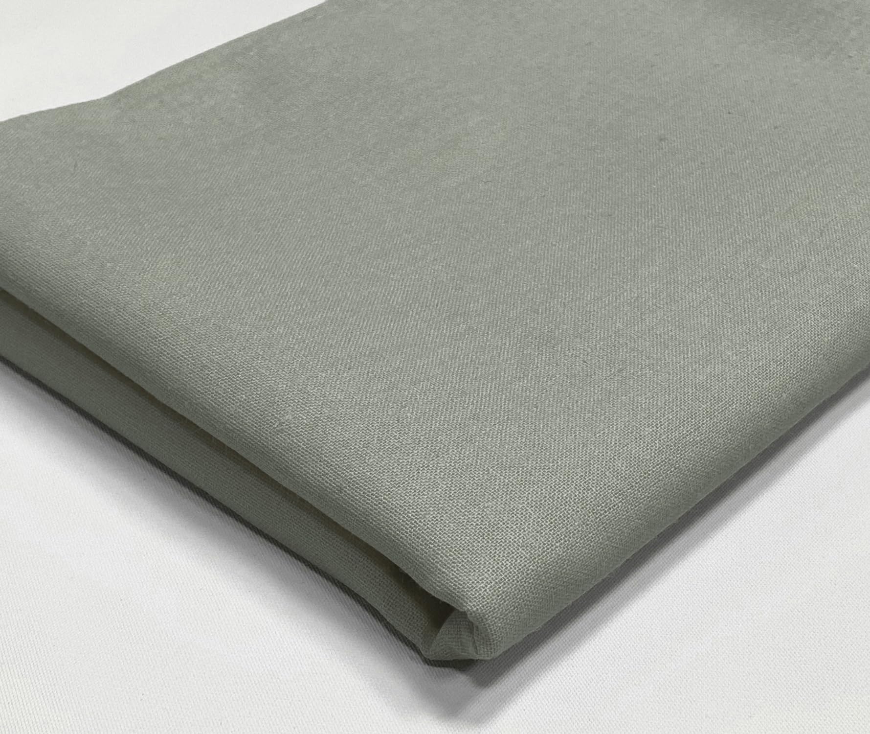 A-Express Plain Cotton Fabric - 60 Inches 150cm Extra Wide Per Metre - 150 GSM Viscose Material - for Clothing, Quilting, Curtain Lining, Sheeting, Costume, Dress, Bedding - Light Grey 5 Meters