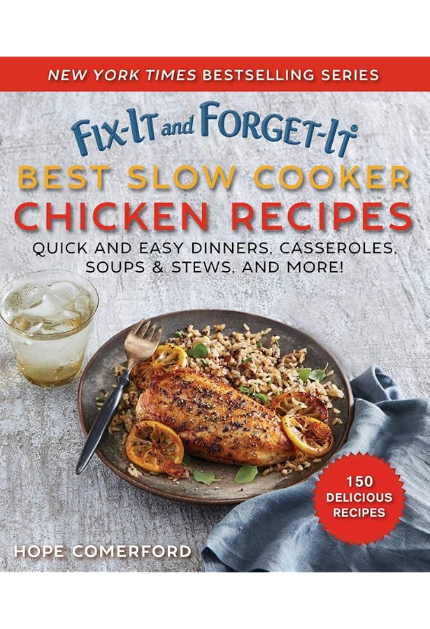 Fix-It And Forget-It 5-Ingredient Favorites Cookbook - Very Good Condition, Comforting Slow Cooker Recipes