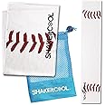SHAKEitCOOL Original Cooling Towel – Be Cool in Style - Heat Relief, Soft, Lightweight, Sun Protection, Easy Clean - Perfect for Biking, Running, Yoga, Gym, Gardening - Baseball