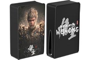 Black Myth Wukong Spider Dust Cover for PS5 Console Nylon Oxford Cloth Anti Scratch Dust Protector Waterproof Cover Sleeve (W