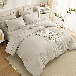 Litanika Comforter King Size Set Tannish Grey - 7