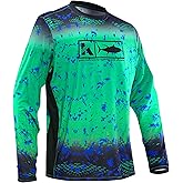 Performance Vented Fishing Shirt Long Sleeve Shirt Mesh Side Vents UPF 50 Dye Sublimation Print