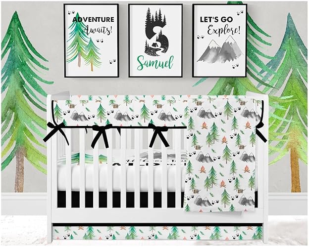 adventure awaits crib bedding set