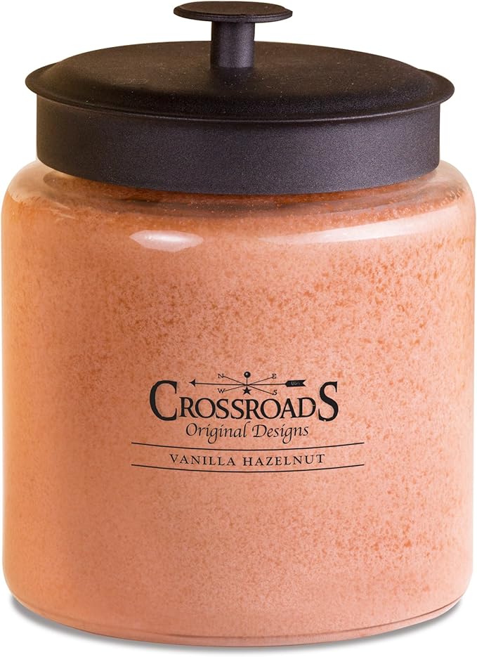 Crossroads Vanilla Hazelnut Scented 4Wick Candle, 96 Ounce