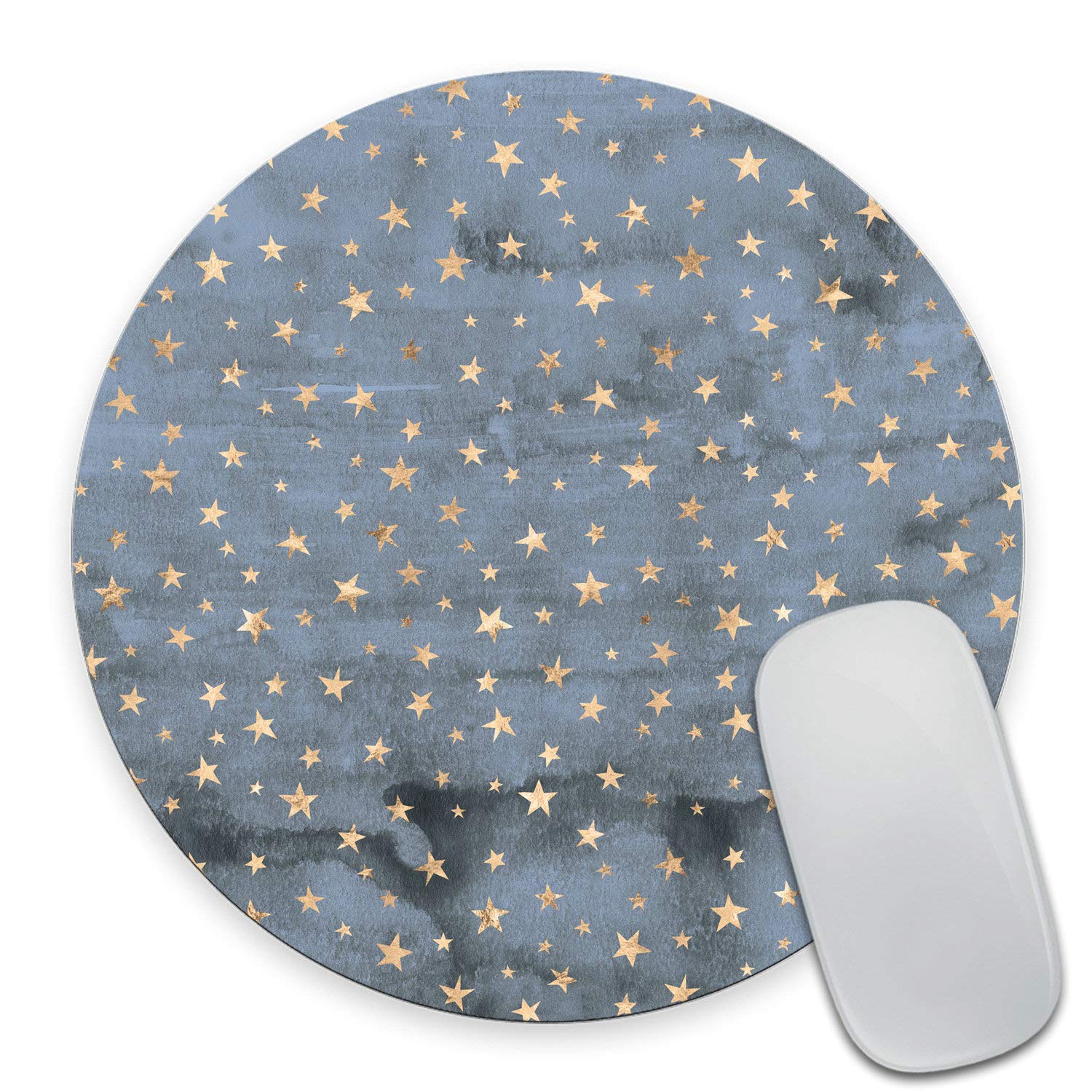 Wasach Star Mouse Pad Stars Mousepad Sky Mouse Pad Star Mousepads Round Mouse pad Square Mouse Pad Blue Mousepad Star Mouse Pads Cute Mouse Pad Stars