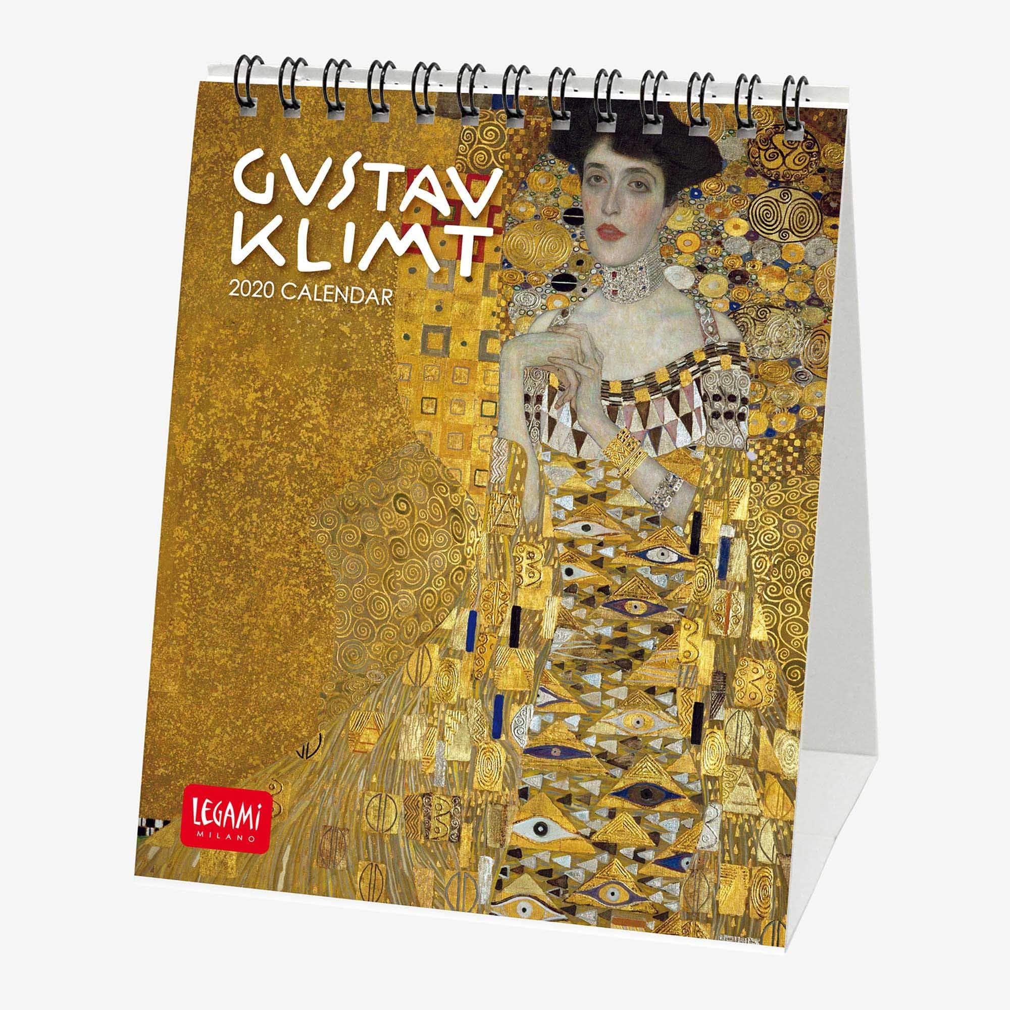 Gustav Klimt 2020 Desk Calendar 12 x 14.5 cm