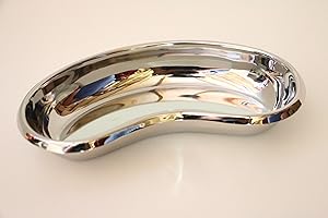 Medical PRO Kidney Trays, Made of High Grade Japanese 18.8 Stainless Steel Hollow Ware Instruments 8"