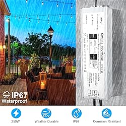 LightingWill LED Driver 250 Watts Waterproof IP67
