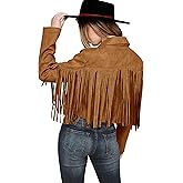 PRETTYGARDEN Women's Fringe Faux Suede Leather Jackets Fall Fashion 2026 Tassel Motorcycle Cropped Coats