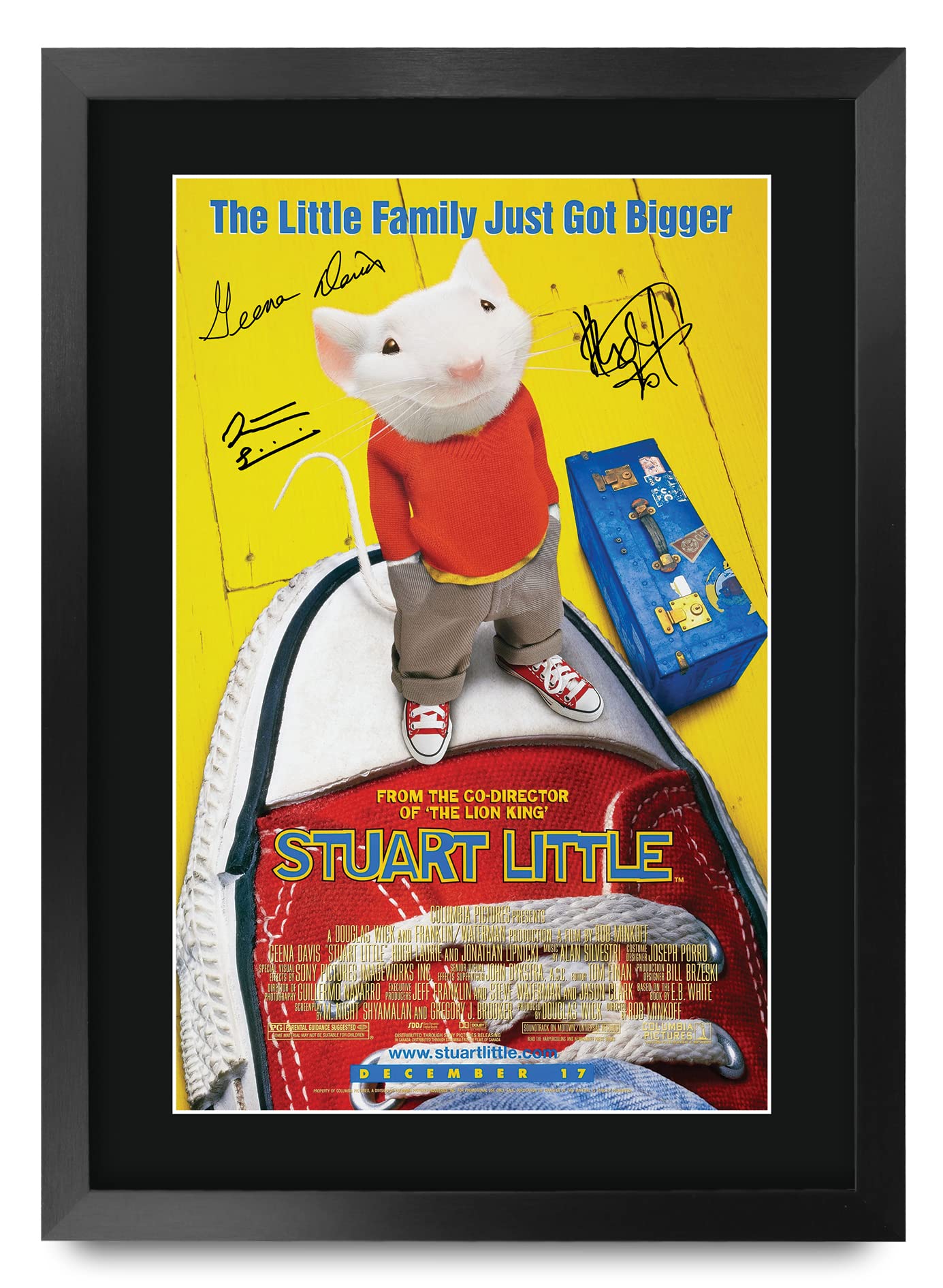 HWC Trading FR A3 Stuart Little Gifts Printed Poster Signed Autograph Picture for Movie Memorabilia Fans