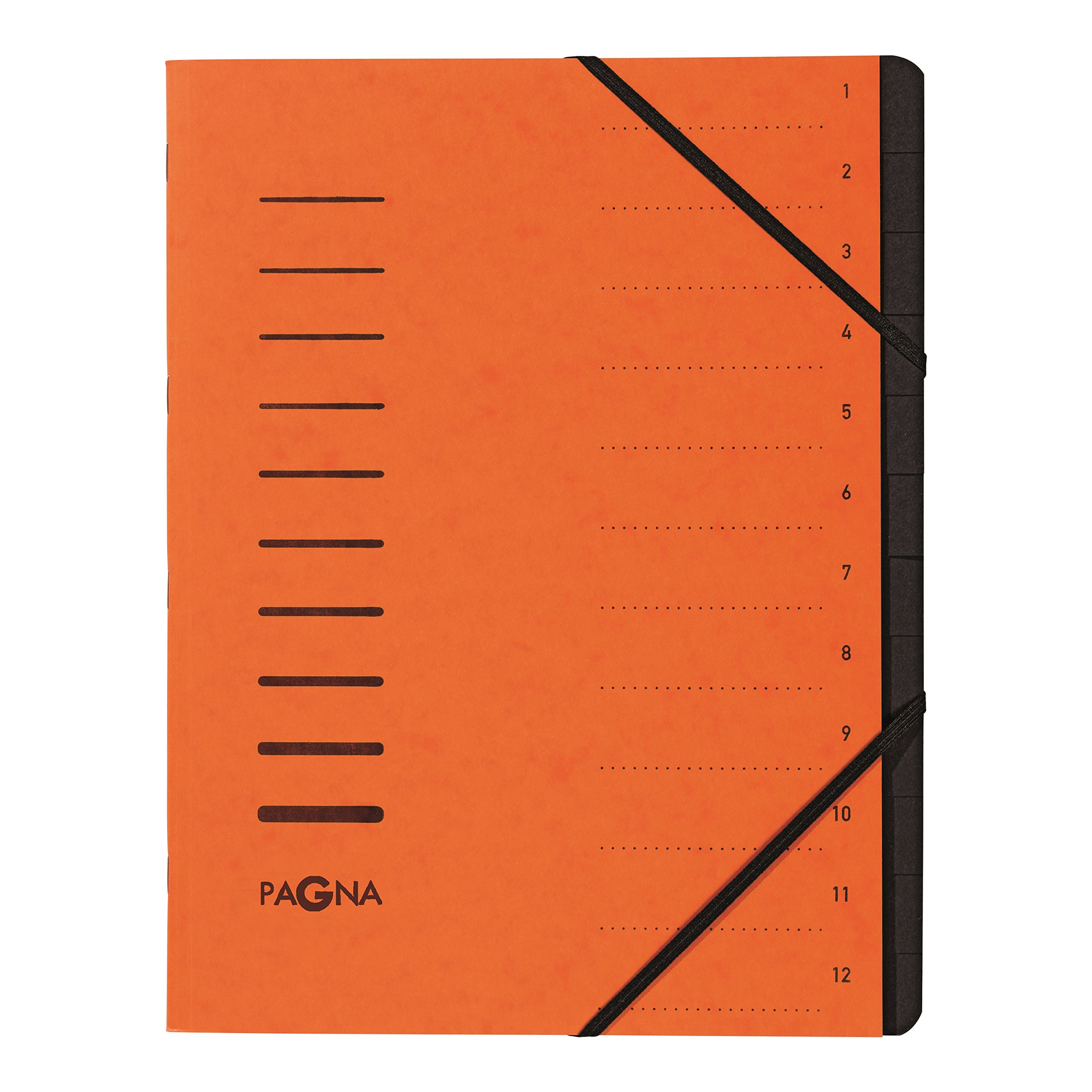 Pagna Document Wallet 12-Piece Material Pressboard